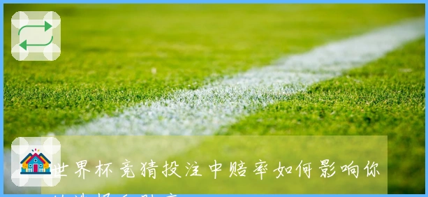 世界杯竞猜投注中赔率如何影响你的选择和胜率